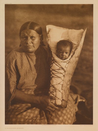 Uma mãe comanche de Edward S. Curtis