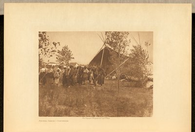 Dança dos Animais - Cheyenne de Edward S. Curtis