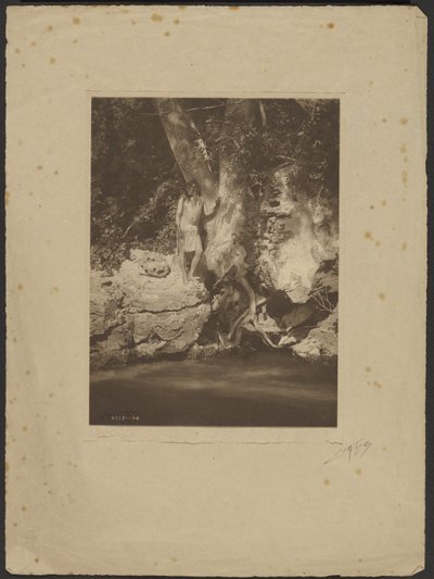 Rio Apache-Black (Junto ao Plátano) de Edward S. Curtis
