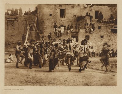 Dança do Búfalo em Hano de Edward S. Curtis