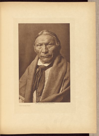 Homem de Cheyenne de Edward S. Curtis