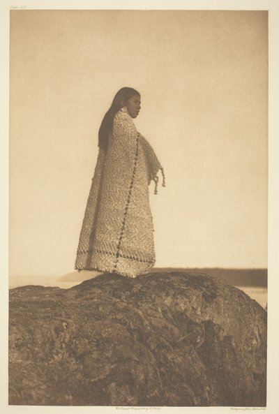 Garota Cowichan de Edward S. Curtis