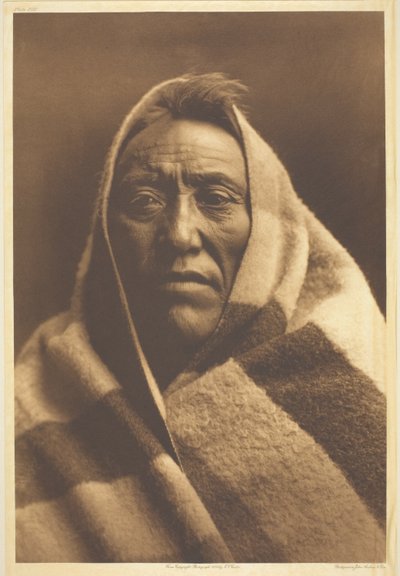 Middle Calf-Piegan de Edward S. Curtis