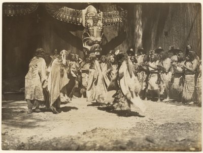 [Naida dança a Dança da vida e da morte] de Edward S. Curtis