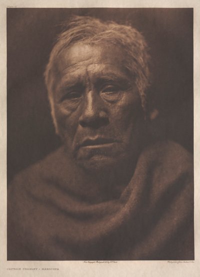 Portfolio II, Placa 71: Capitão Charley - Maricopa de Edward S. Curtis