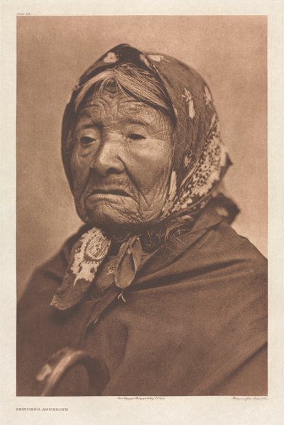 Portfólio IX, Placa 314: Princesa Angeline de Edward S. Curtis