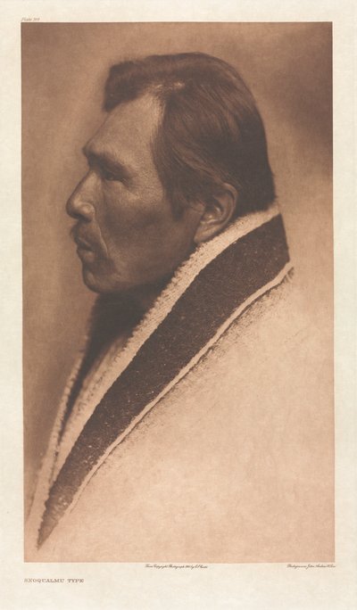 Portfólio IX, Placa 319: Tipo Snoqualmu de Edward S. Curtis