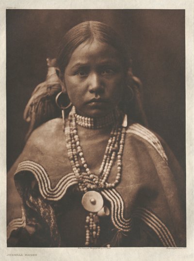Portfolio I, Chapa 22: Donzela de Jicarilla de Edward S. Curtis