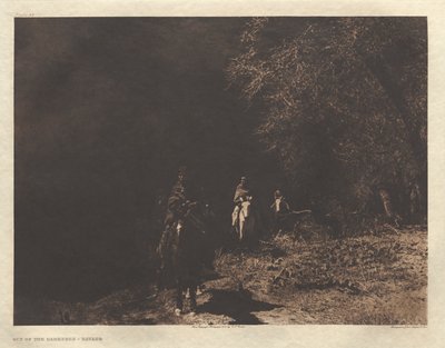 Portfólio I, Placa 37: Fora da escuridão - Navaho de Edward S. Curtis