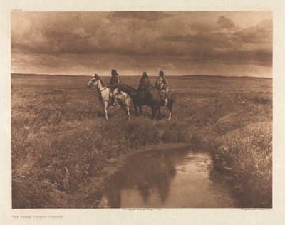 Portfólio VI, Placa 209: Os Três Chefes - Piegan de Edward S. Curtis