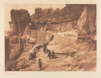 Portfolio XVI, Placa 570: Estrada de Acoma de Edward S. Curtis