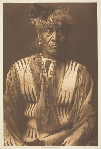 Chicote Vermelho - Atsina de Edward S. Curtis