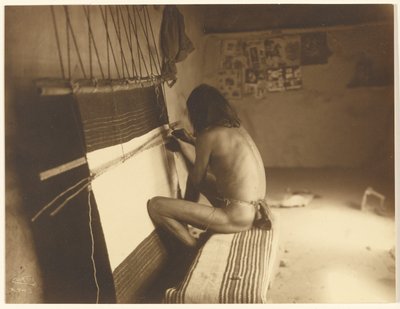 [O Tecelão - Hopi] de Edward S. Curtis