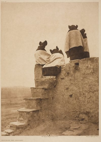 Observando os Bailarinos de Edward S. Curtis