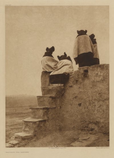 Observar os bailarinos de Edward S. Curtis