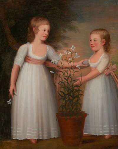 As crianças Davis (Eliza Cheever Davis e John Derby Davis) de Edward Savage