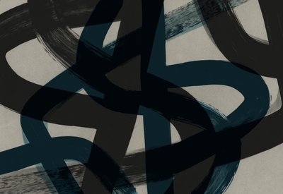 Traços azuis entrelaçados de Edward Selkirk