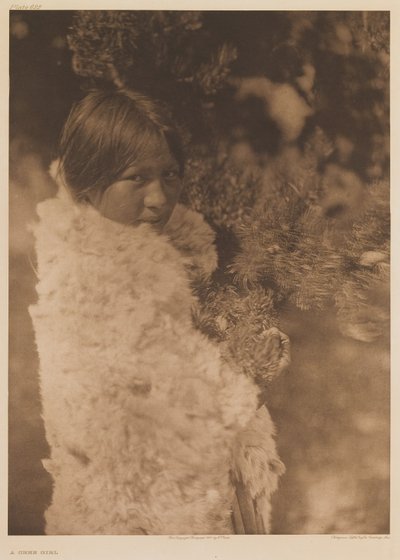Uma rapariga Cree de Edward Sheriff Curtis