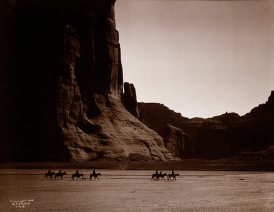 Canyon de Chelly - Navajo por Edward S. Curtis de Edward Sheriff Curtis