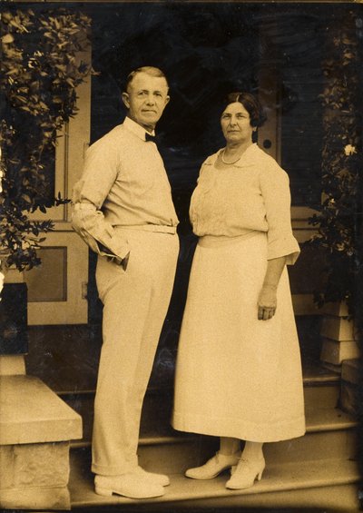 Mamã e papá Curtis de Edward Sheriff Curtis