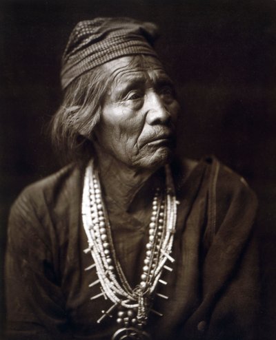 Nesjaja Hatali, indiana, Navaho, c. 1904, foto Edward S. Curtis de Edward Sheriff Curtis
