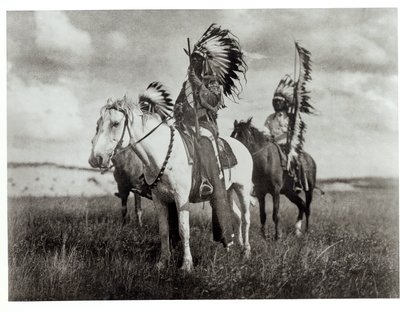 Sioux Chiefs, placa do "The North American Indian de Edward Sheriff Curtis