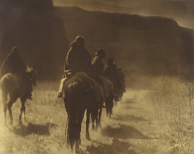 The Vanishing Race Navaho Plate 1, Volume 1 da série The North American Indian, c. 1904 (orotone) de Edward Sheriff Curtis