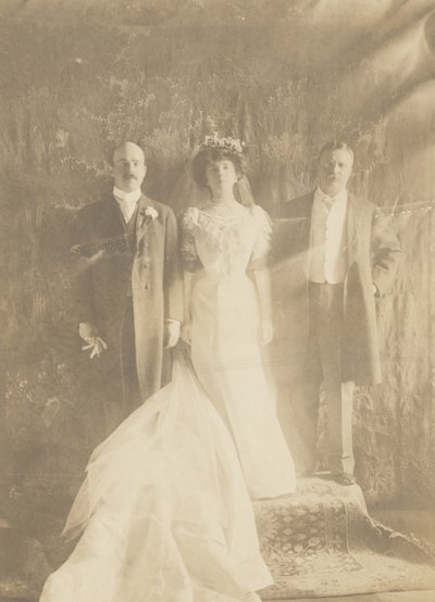 Theodore Roosevelt, Alice Roosevelt Longworth e Nicholas Longworth de Edward Sheriff Curtis