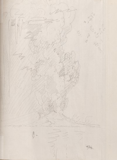 Erupção do Vesúvio, 1794 de Edward Swinburne