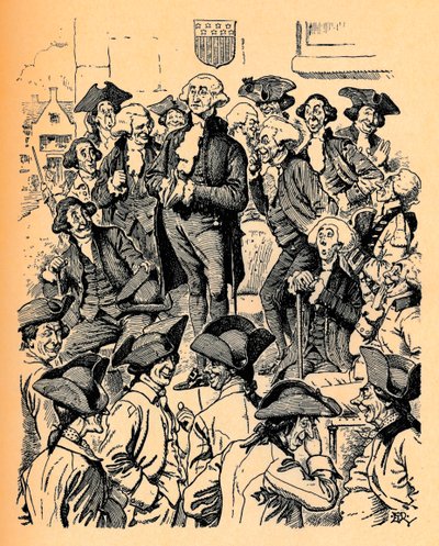 George Washington tentando contar uma mentira, c1900 de Edward Tennyson Reed