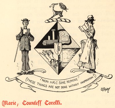 Marie, Condessa Corelli (gravura) de Edward Tennyson Reed