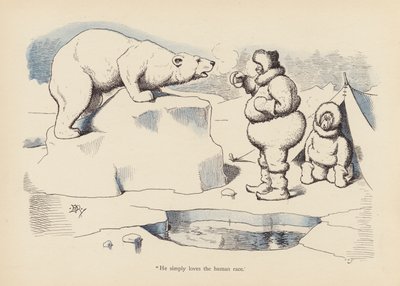 Caudas com uma torção: The Polar (lito colorido) de Edward Tennyson Reed