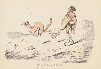 Caudas com torção: The Weaser (cor litho) de Edward Tennyson Reed