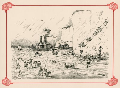 A frota no exercício de Edward Tennyson Reed