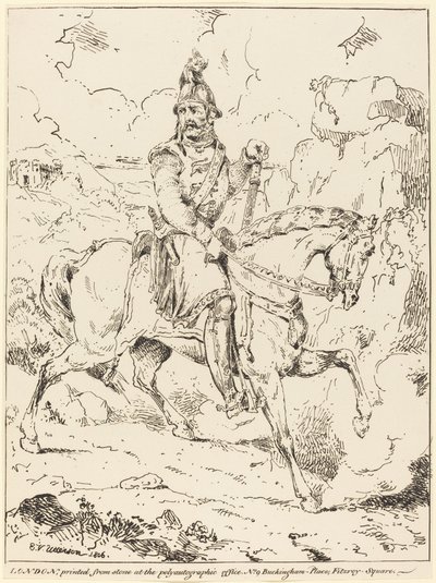Cavaleiro de Armadura a Cavalo de Edward Vernon Utterson