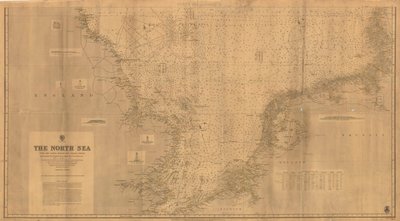 O Mar do Norte [Folha do Sul] a partir dos últimos levantamentos britânicos e estrangeiros de Edward Weller