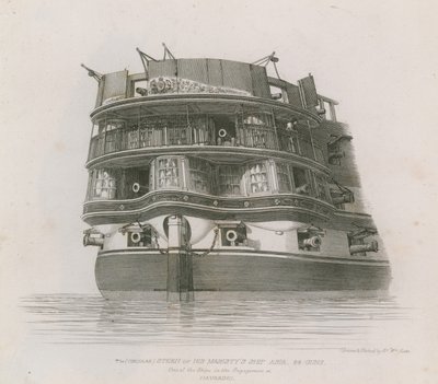 Nave de Sua Majestade Ásia de Edward William Cooke
