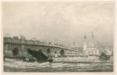 Ponte de Londres de Edward William Cooke