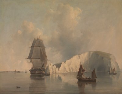 Fora das Agulhas, Ilha de Wight de Edward William Cooke