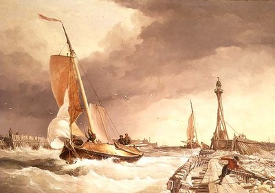 Paisagem do mar de Edward William Cooke