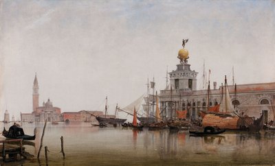 O Dogana di Mare com San Giorgio Maggiore além, 1863 de Edward William Cooke