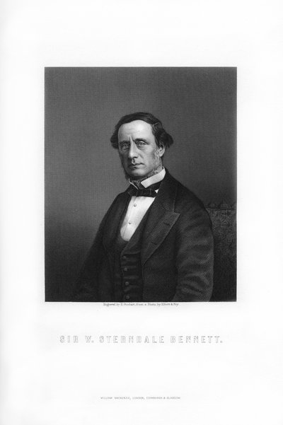 Sir William Sterndale Bennett, compositor inglês, 1899. de Edward William Stodart