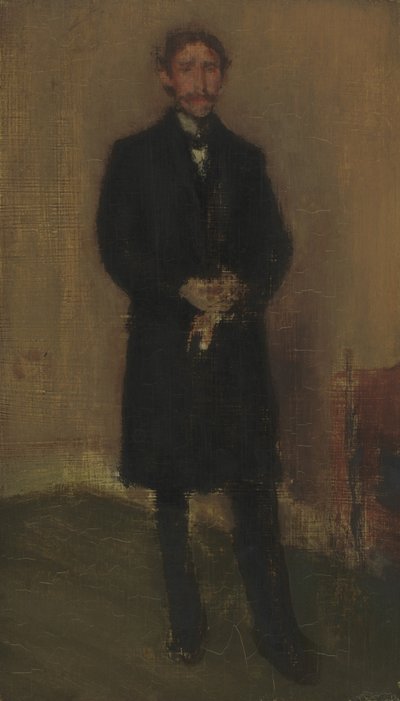 Alexander Arnold Hannay, c.1896 (óleo sobre madeira) de Edward William & Whistler James McNeill (1834-1903) Godwin