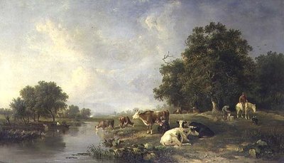 Paisagem com o gado de Edward Williams