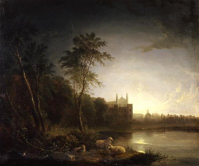 Vista Lunar do Colégio Eton (óleo sobre tela) de Edward Williams