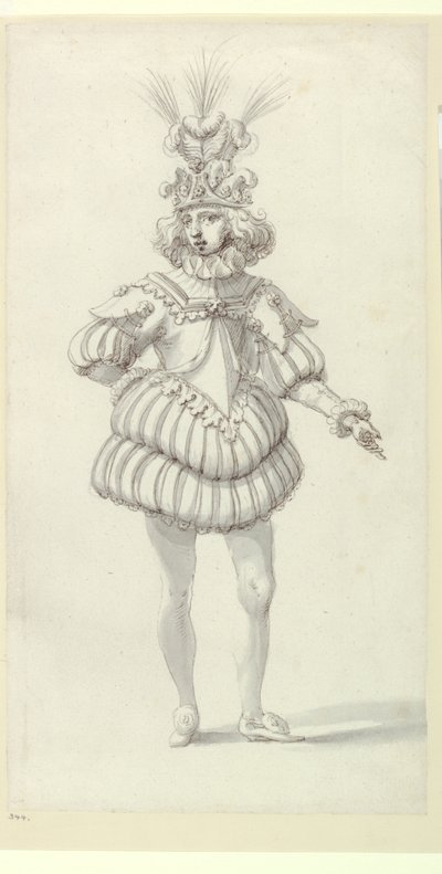Salmacida Spolia - The King and Masquers: segunda versão (para o Rei) de Edward the Elder Pearce