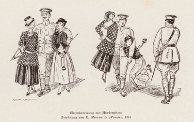 Uma saudação com dificuldades (litografia) de Edwin A. Morrow