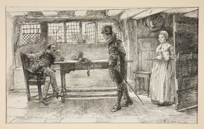 Um Visitante indesejado - de Edwin Austin Abbey