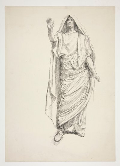Anthony (desenho preliminar para .3138) - Júlio César de Edwin Austin Abbey