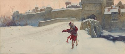 Estudo de composição para de Edwin Austin Abbey